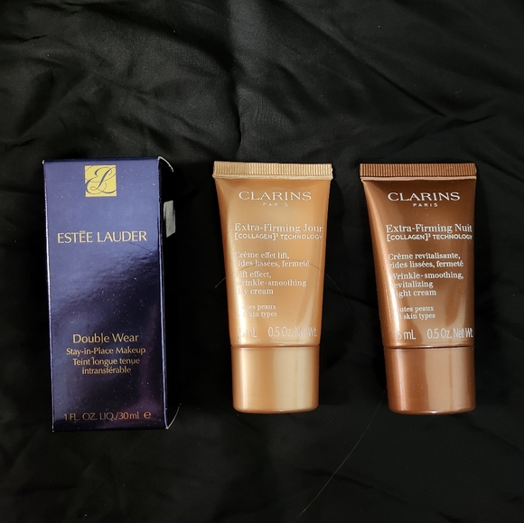 Estee Lauder Double Wear Makeup and Clarins Extra-Firming Jour Set - Picture 2 of 5